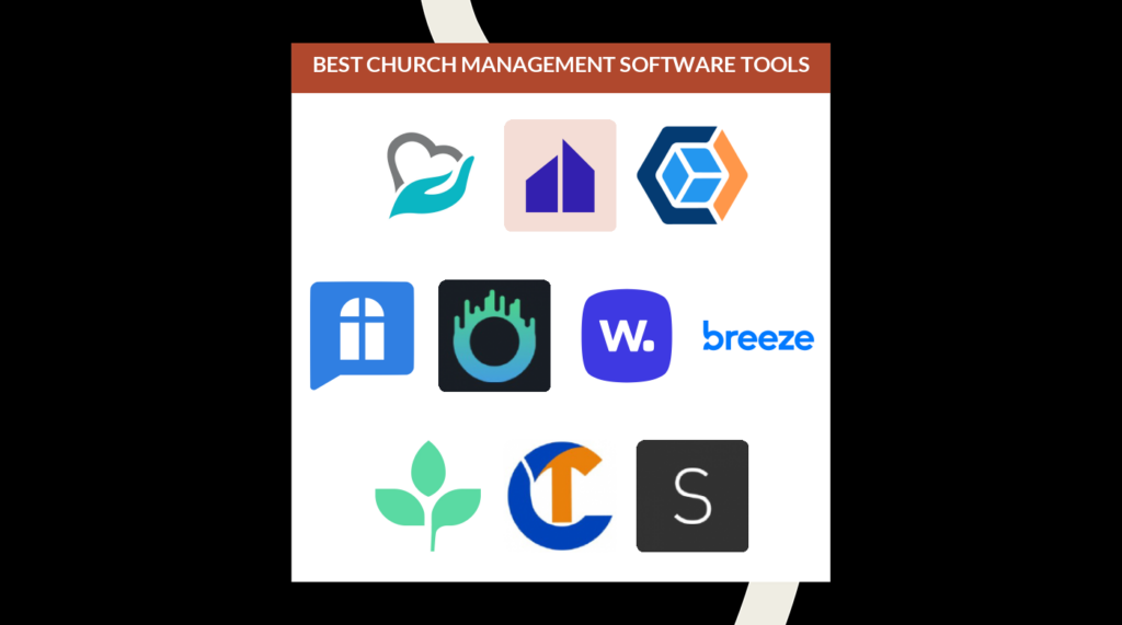 Best Best Church Management Software Tools logos 39436